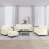4-Delige Loungeset Fluweel Kleurig