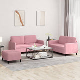 3-Delige Loungeset Fluweel