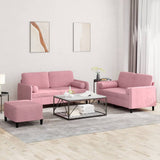3-Delige Loungeset Fluweel