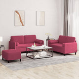 3-Delige Loungeset Fluweel