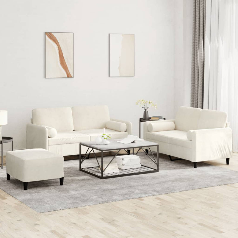 3-Delige Loungeset Fluweel