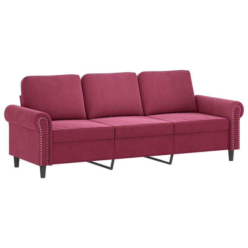 4-Delige Loungeset Met Kussens Fluweel