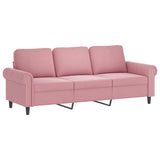 3-Delige Loungeset Met Kussens Fluweel