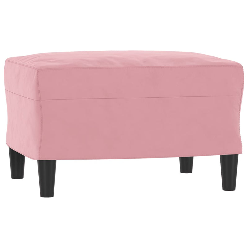 3-Delige Loungeset Met Kussens Fluweel