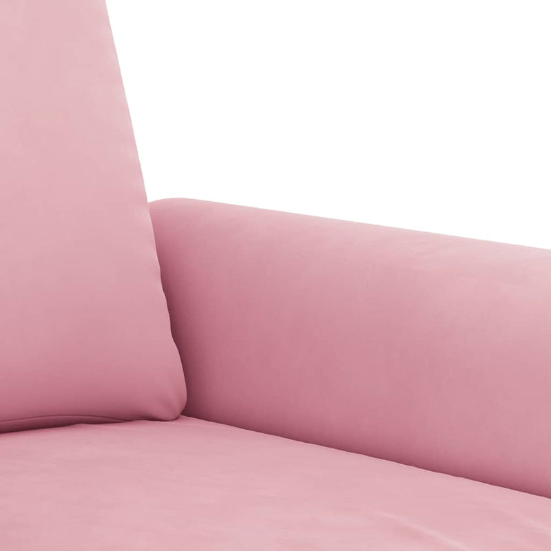 3-Delige Loungeset Met Kussens Fluweel