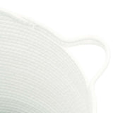 Opbergmand Ø 38X36 Cm Katoen Wit