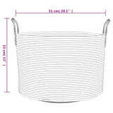 Opbergmand Ø Katoen En Wit