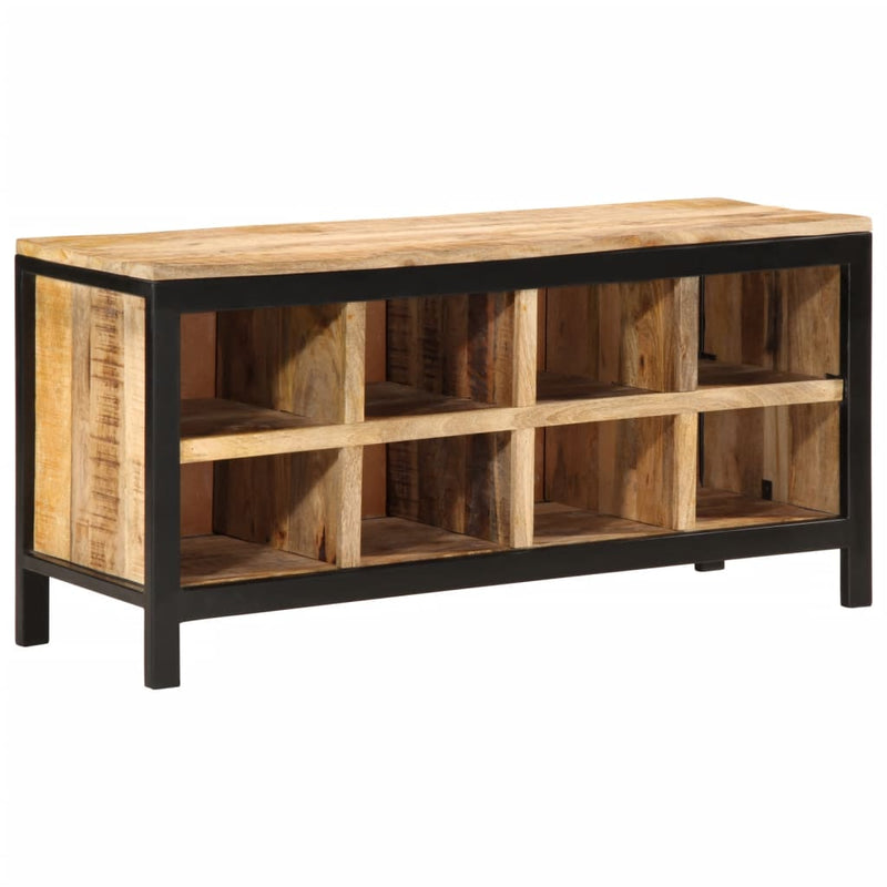 Schoenenbankje 110X35X51 Cm Massief Mangohout