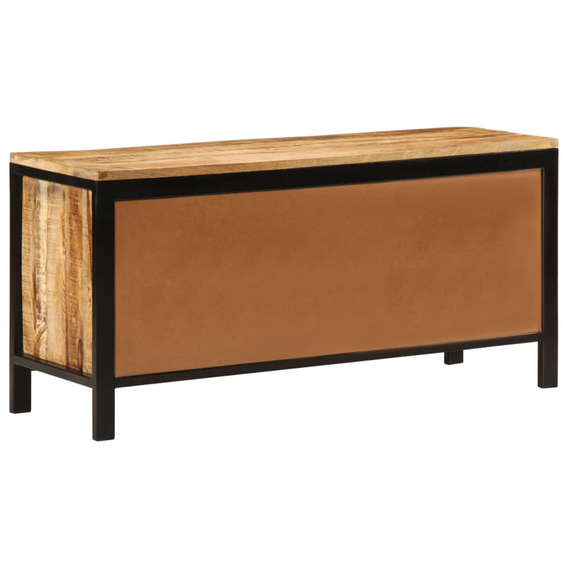 Schoenenbankje 110X35X51 Cm Massief Mangohout
