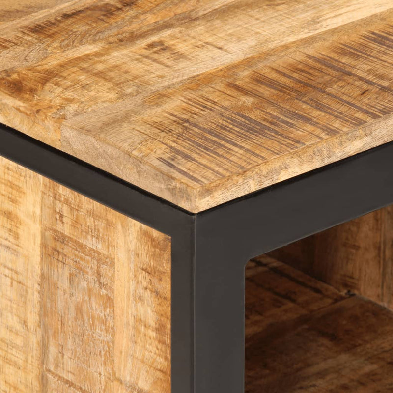 Schoenenbankje 110X35X51 Cm Massief Mangohout