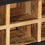 Schoenenbankje 110X35X51 Cm Massief Mangohout