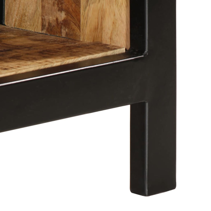 Schoenenbankje 110X35X51 Cm Massief Mangohout