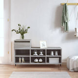 Schoenenkast 102X36X60 Cm Bewerkt Hout Sonoma Grijs