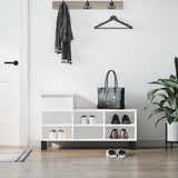 Schoenenkast 102X36X60 Cm Bewerkt Hout Kleurig
