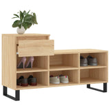 Schoenenkast 102X36X60 Cm Bewerkt Hout Kleurig
