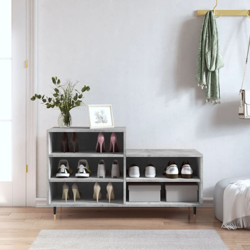 Schoenenkast 102X36X60 Cm Bewerkt Hout