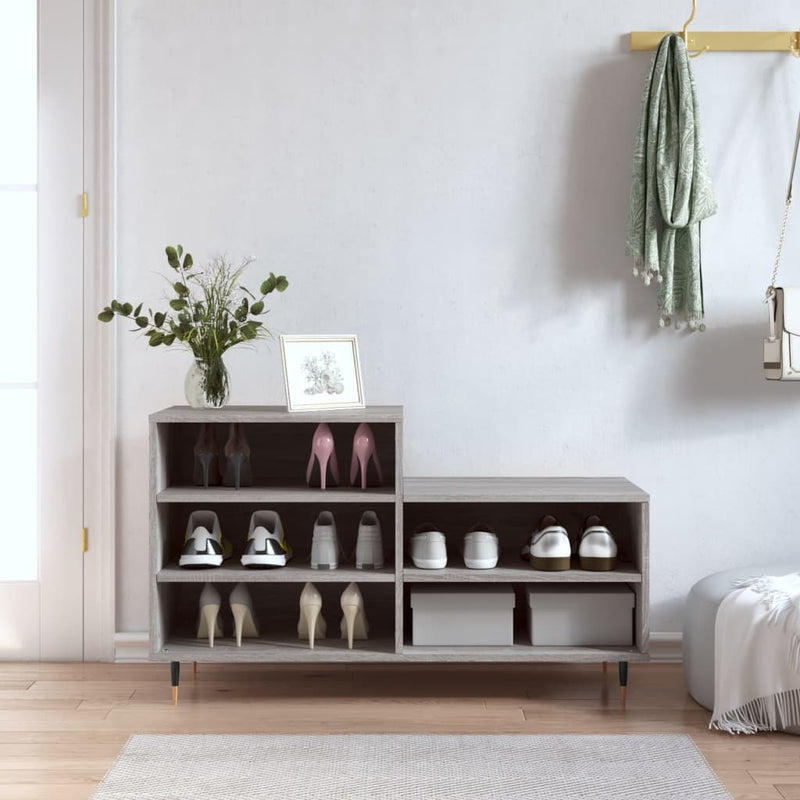 Schoenenkast 102X36X60 Cm Bewerkt Hout