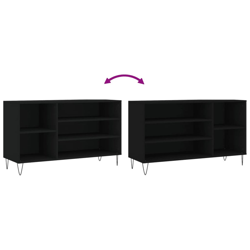 Schoenenkast 102X36X60 Cm Bewerkt Hout