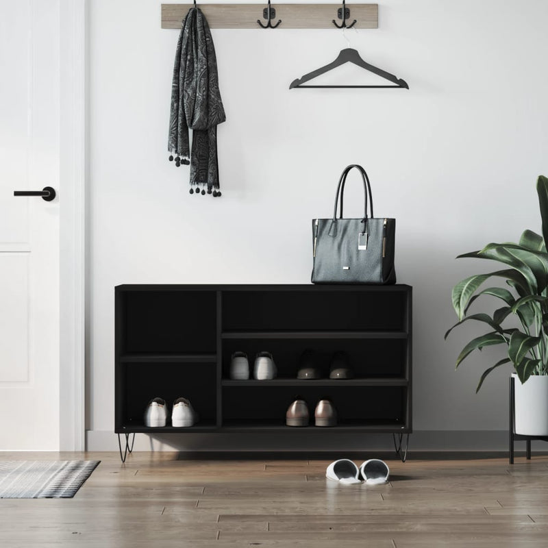 Schoenenkast 102X36X60 Cm Bewerkt Hout