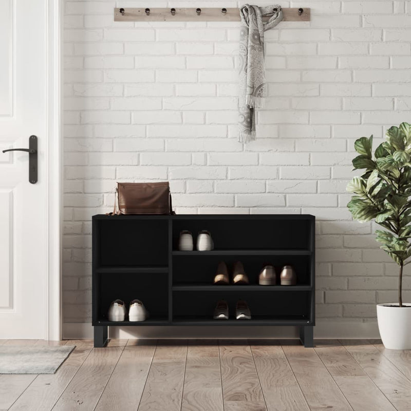 Schoenenkast 102X36X60 Cm Bewerkt Hout