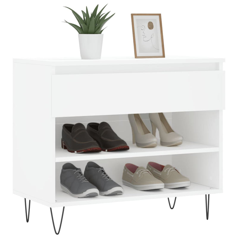 Schoenenkast 70X36X60 Cm Bewerkt Hout