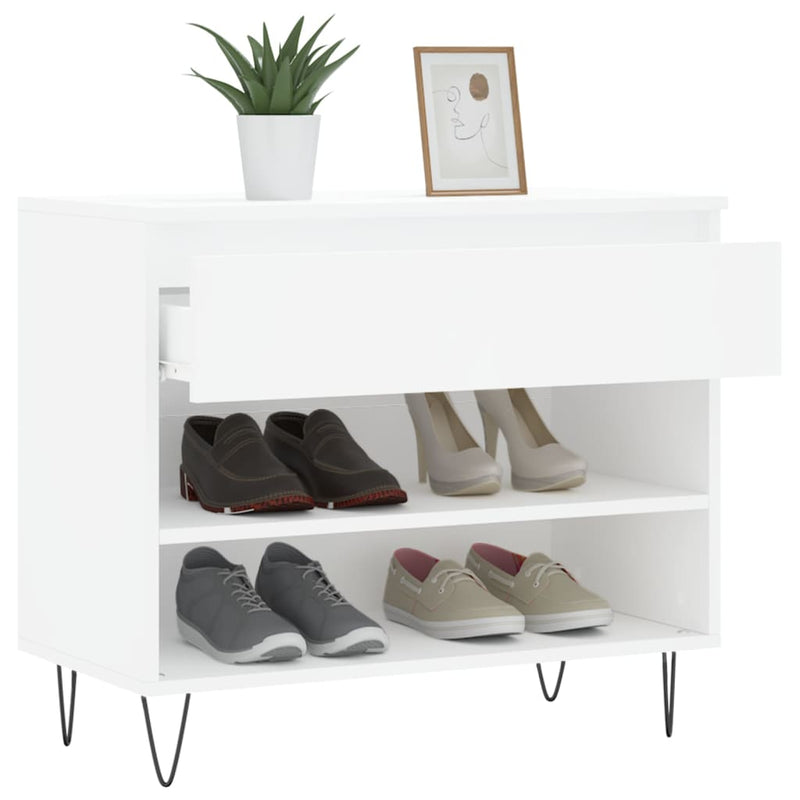Schoenenkast 70X36X60 Cm Bewerkt Hout