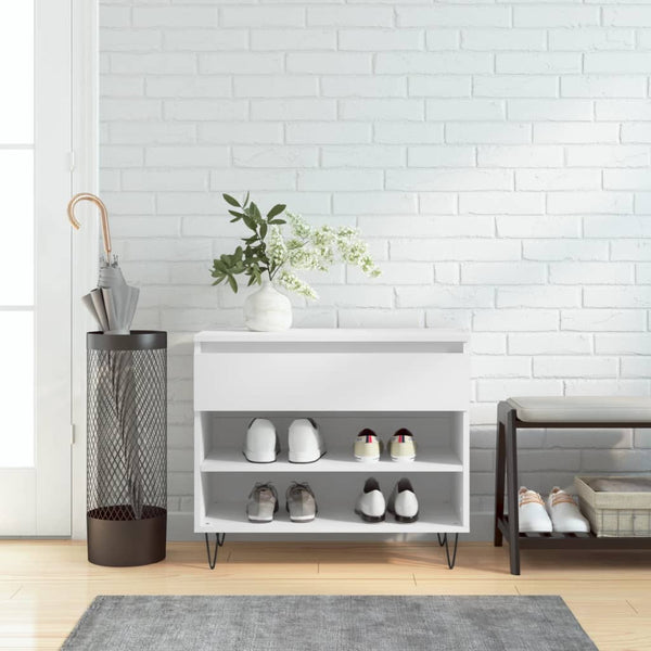 Schoenenkast 70X36X60 Cm Bewerkt Hout