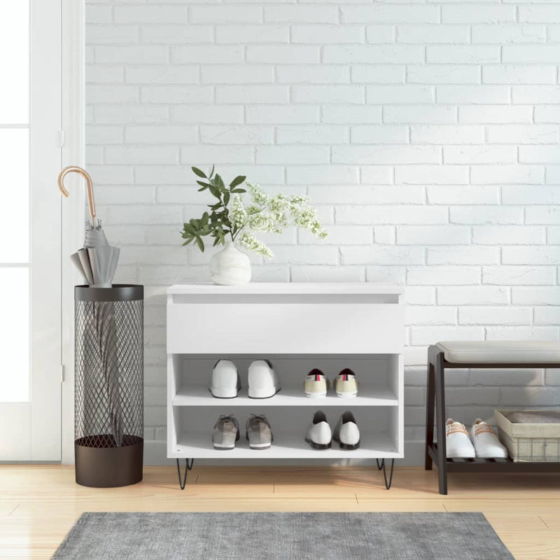 Schoenenkast 70X36X60 Cm Bewerkt Hout