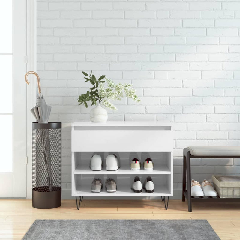Schoenenkast 70X36X60 Cm Bewerkt Hout