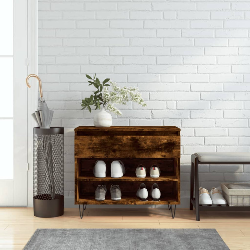 Schoenenkast 70X36X60 Cm Bewerkt Hout