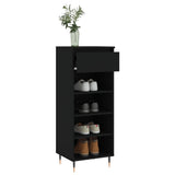 Schoenenkast 40X36X105 Cm Bewerkt Hout