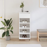 Schoenenkast 40X36X105 Cm Bewerkt Hout
