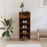 Schoenenkast 40X36X105 Cm Bewerkt Hout