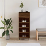 Schoenenkast 40X36X105 Cm Bewerkt Hout