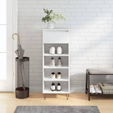 Schoenenkast 40X36X105 Cm Bewerkt Hout