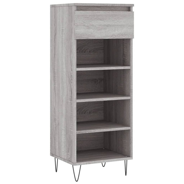 Schoenenkast 40X36X105 Cm Bewerkt Hout