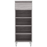 Schoenenkast 40X36X105 Cm Bewerkt Hout