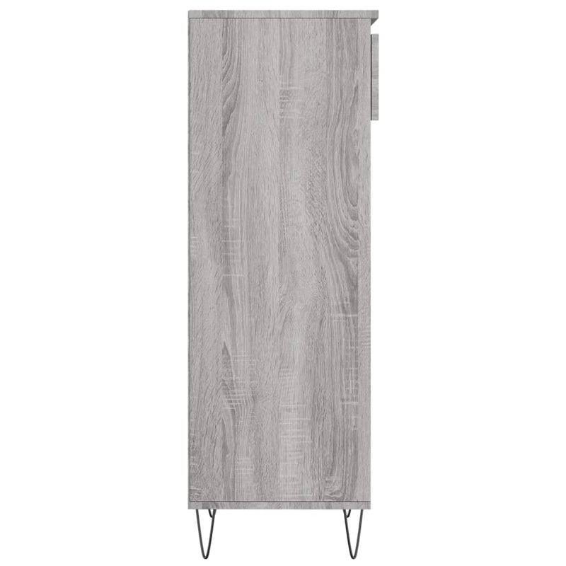 Schoenenkast 40X36X105 Cm Bewerkt Hout