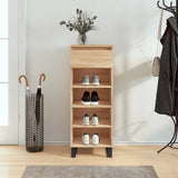 Schoenenkast 40X36X105 Cm Bewerkt Hout