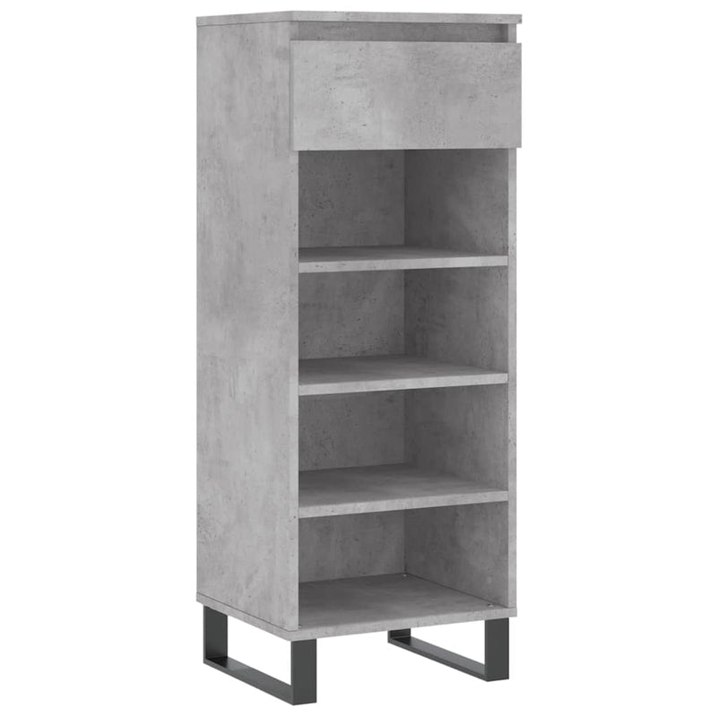 Schoenenkast 40X36X105 Cm Bewerkt Hout