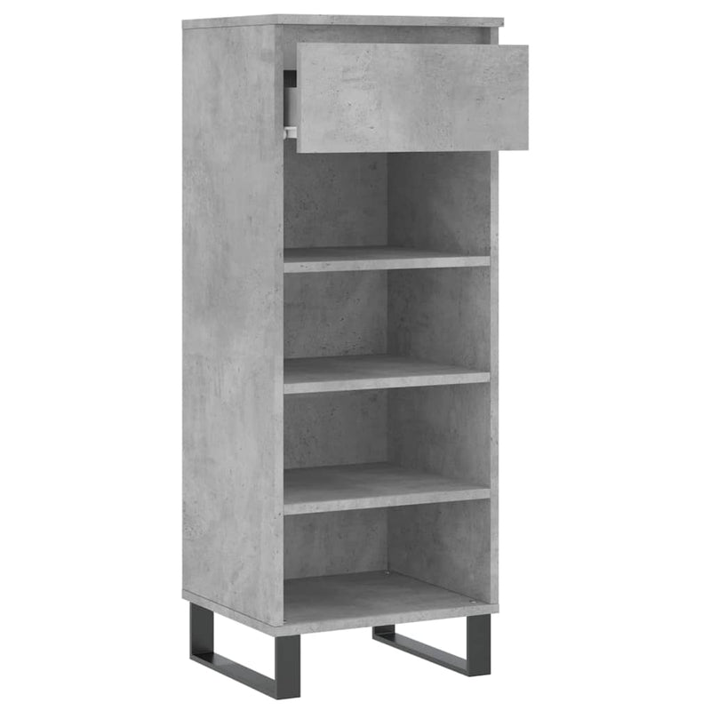 Schoenenkast 40X36X105 Cm Bewerkt Hout