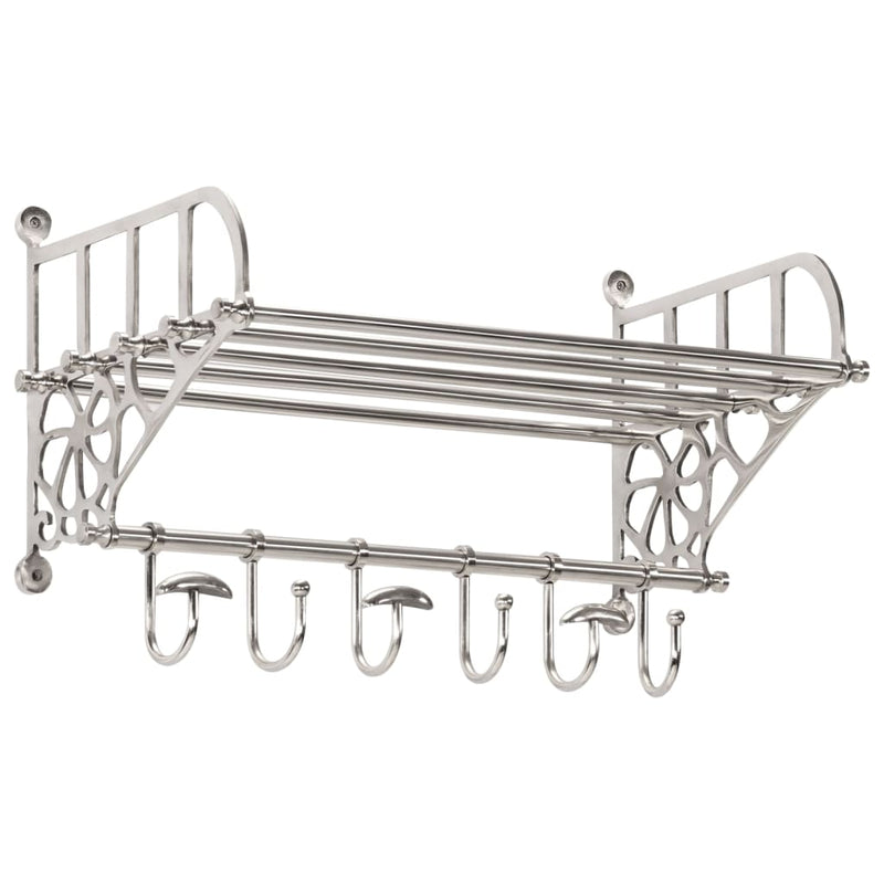 Bagagerek Met Kleerhangers Wandmontage Aluminium