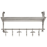 Bagagerek Met Kleerhangers Wandmontage Aluminium