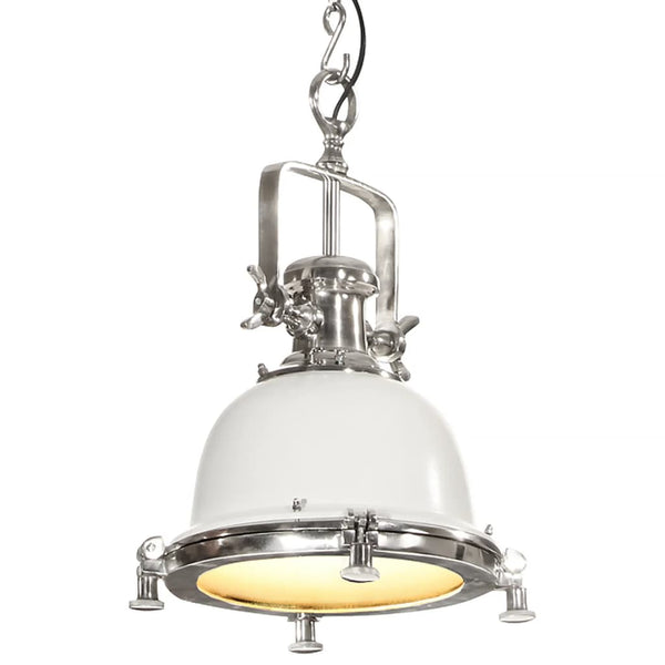Hanglamp Aluminium Zilver En Wit