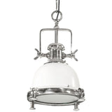 Hanglamp Aluminium Zilver En Wit