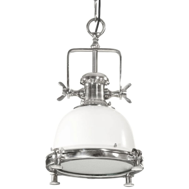 Hanglamp Aluminium Zilver En Wit