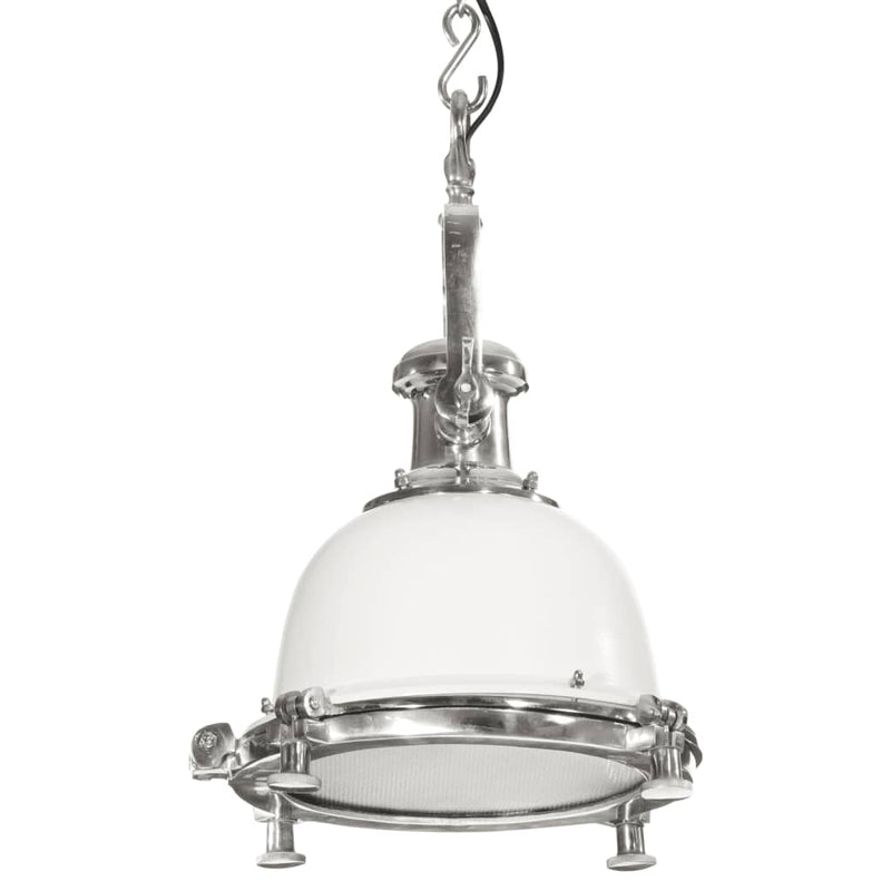 Hanglamp Aluminium Zilver En Wit