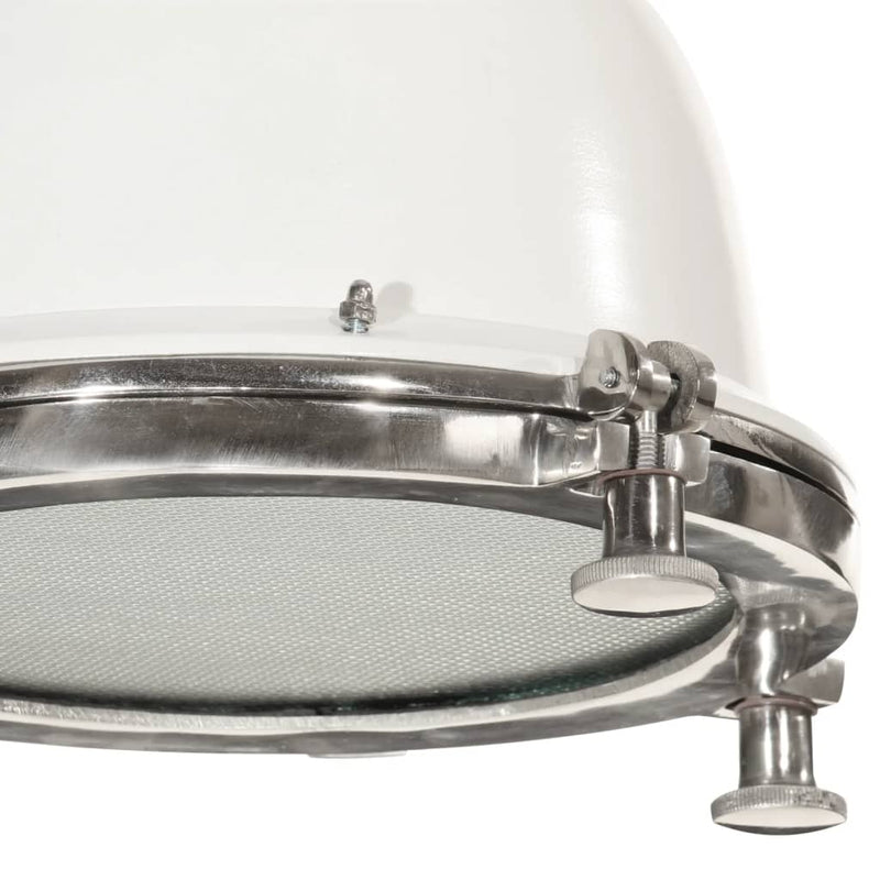 Hanglamp Aluminium Zilver En Wit