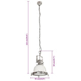 Hanglamp Aluminium Zilver En Wit