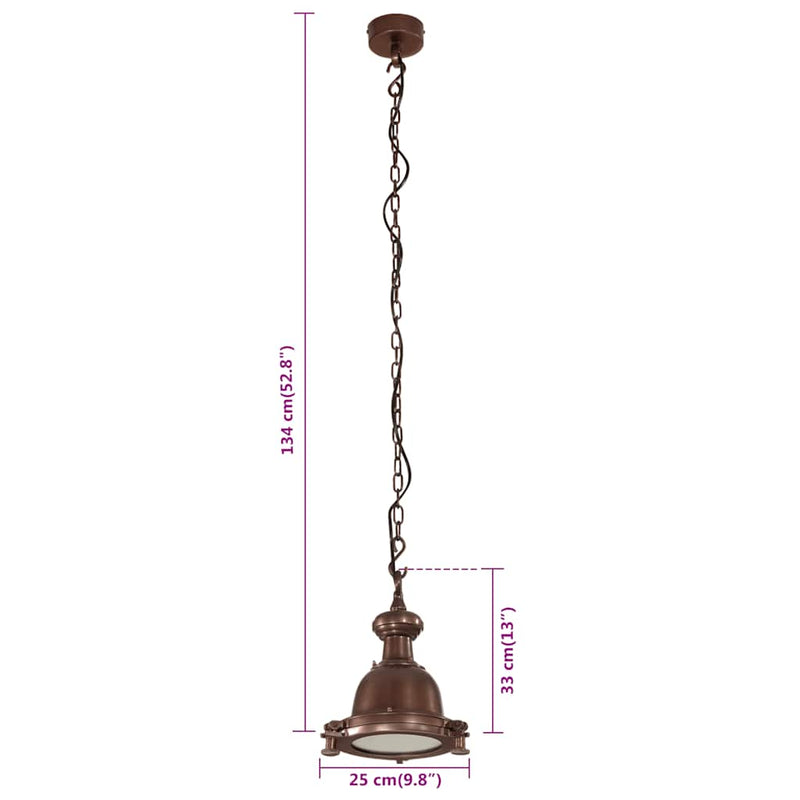 Hanglamp Aluminium Koper